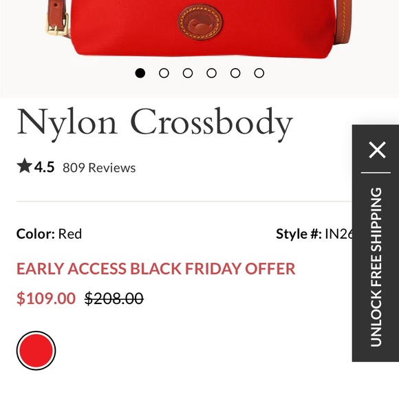 Dooney & Bourke Gray Shoulder Bag with Brown Trim - Picture 4 of 5